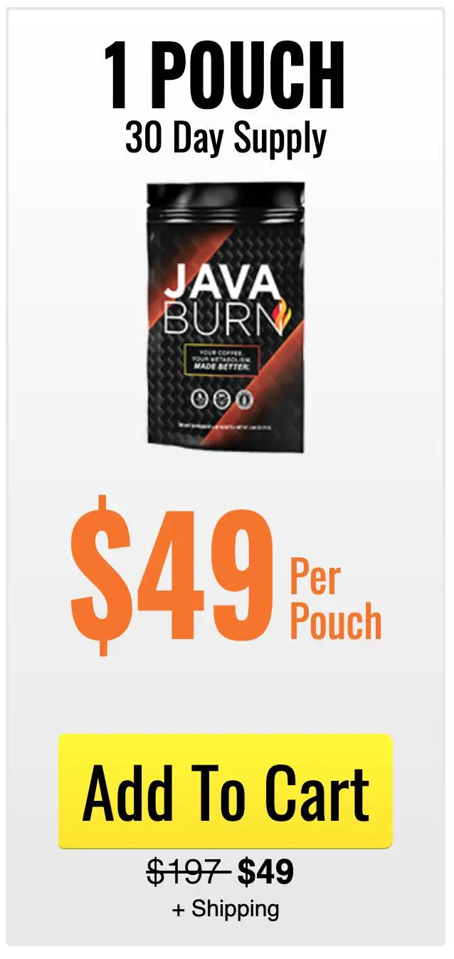 Java Burn 1 pouches