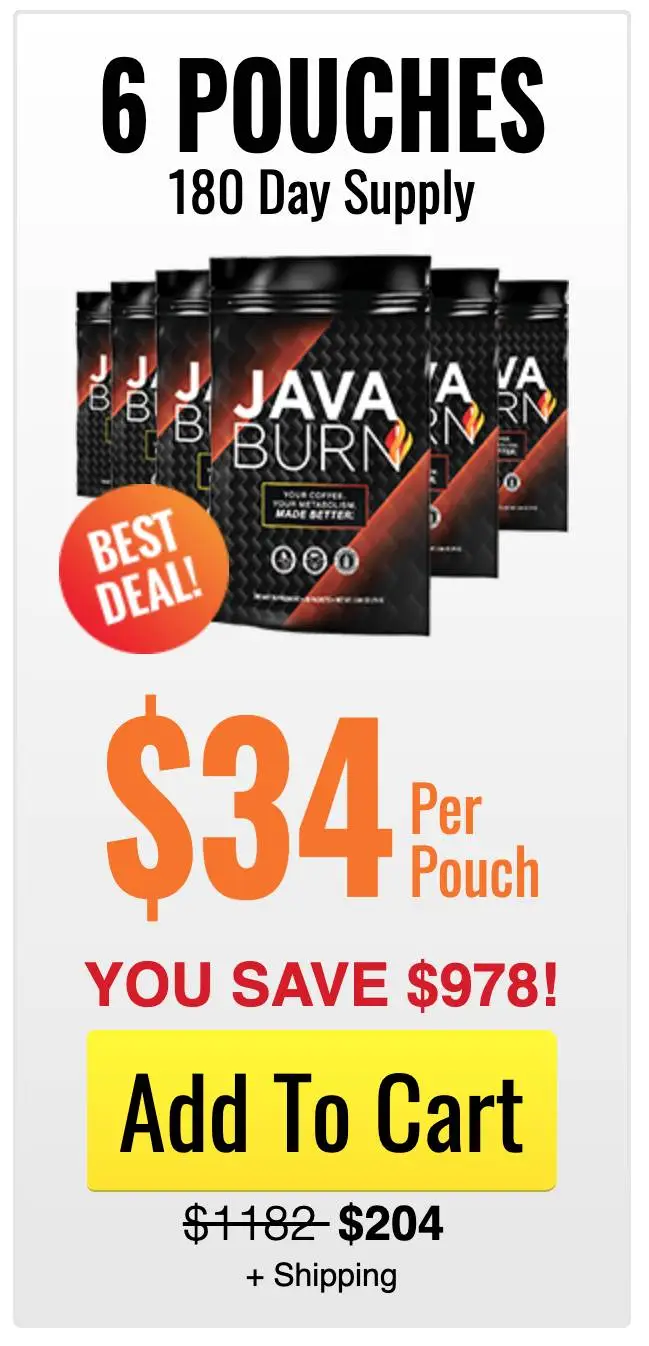 Java Burn 6 Pouches